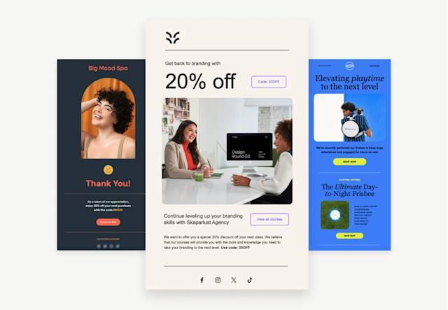 Mailchimp email marketing dashboard