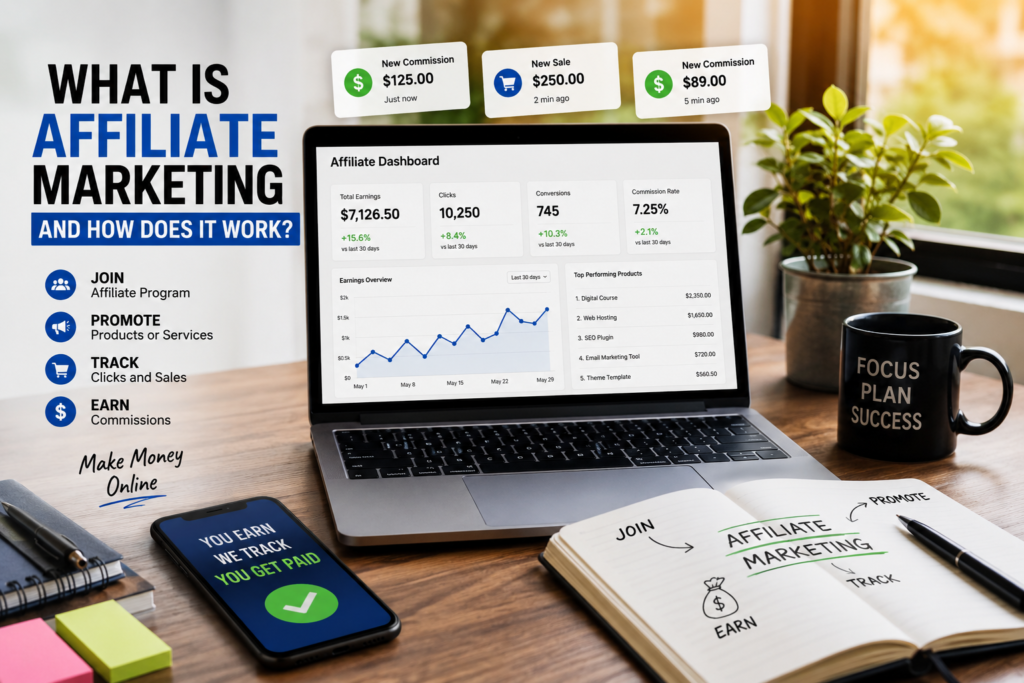 What is affiliate marketing and how does it work