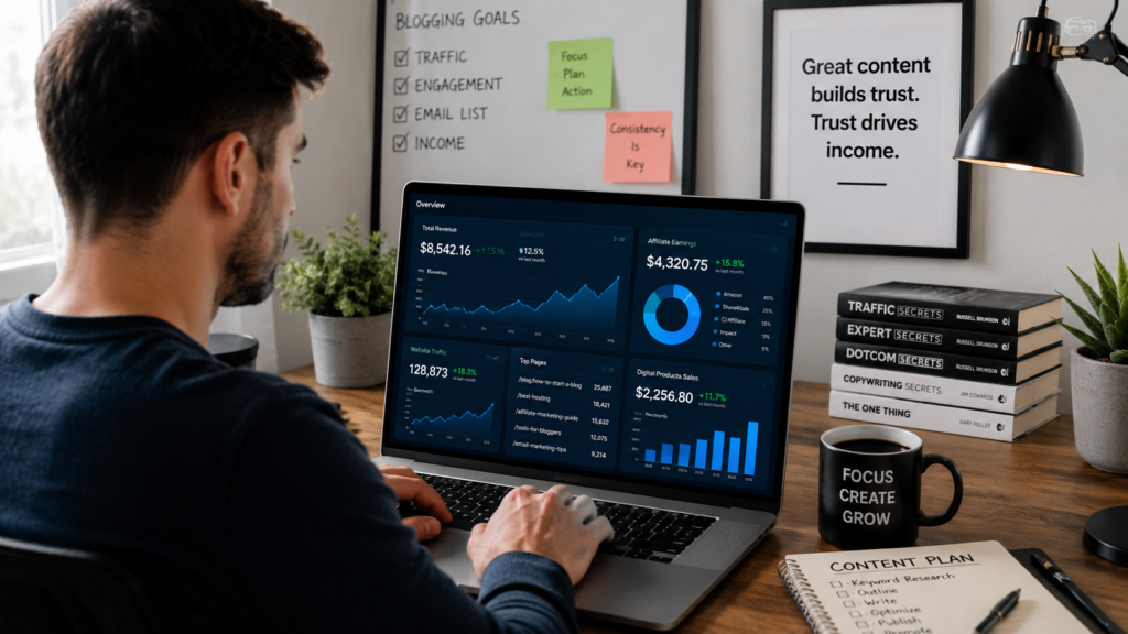 How Bloggers Make Money Online in 2026: 15 Proven Ways to Earn Passive Income How Bloggers Make Money Online through affiliate marketing, digital products, and blogging income strategies