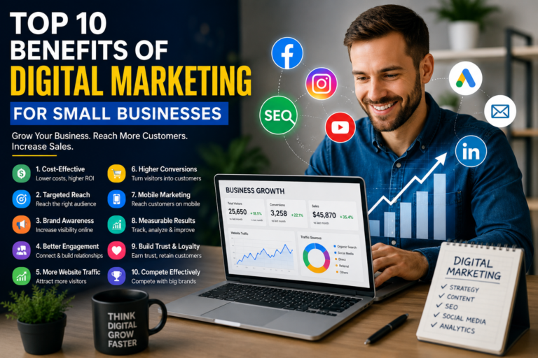 Benefits of digital marketing for small businesses